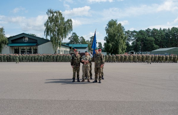 Tarnybą Lietuvoje pradeda 18-osios rotacijos NATO Daugianacionalinė kovinė grupė