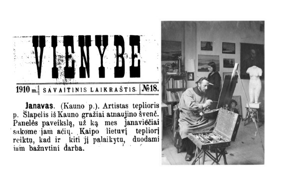 Žinutė apie Jonavą 1910 m. lietuviškojoje spaudoje 