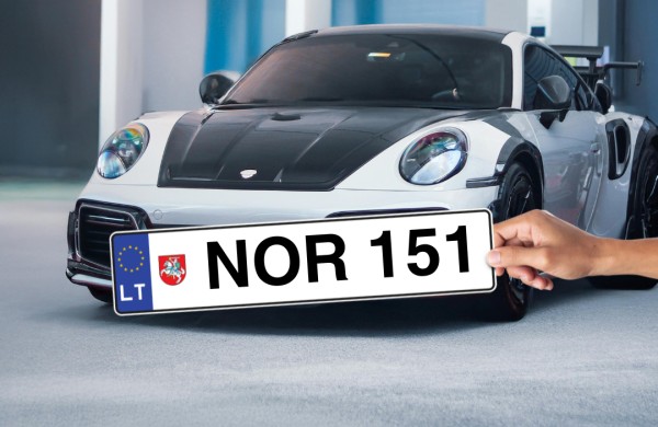 Skelbiama nauja numerio ženklų serija – papuoškite savo automobilį numeriais NNN ar NOO 