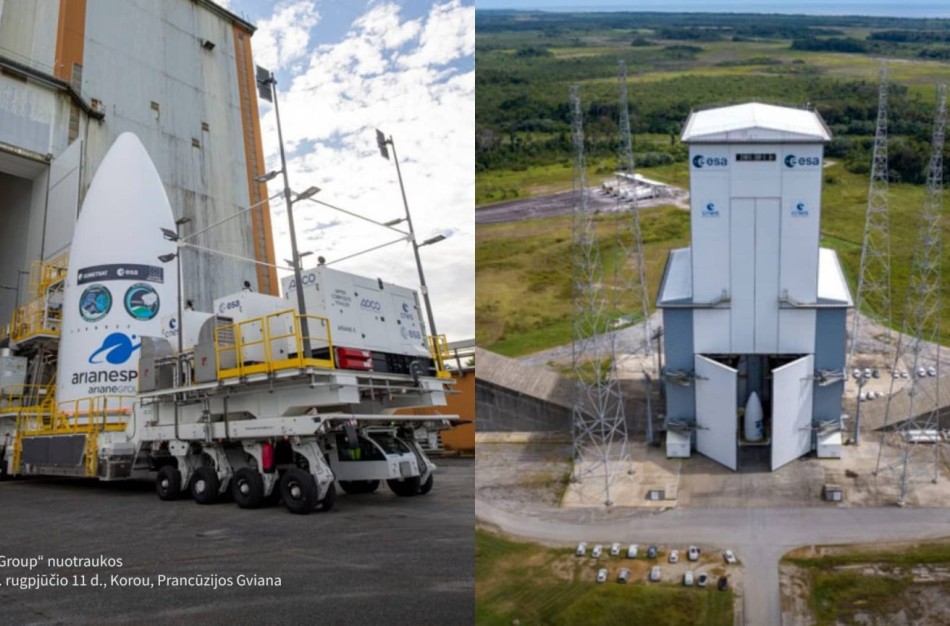 Į kosmosą paleistas naujos kartos Europos meteorologinis palydovas „Metop-SGA1“