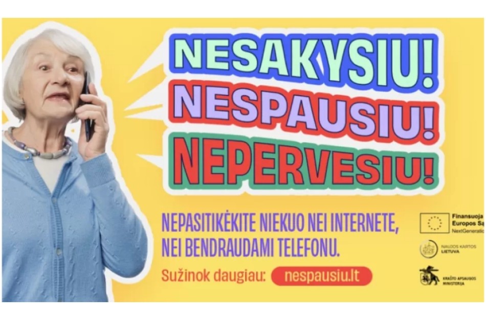 Kibernetinių sukčių atakų daugėja – nauja iniciatyva moko žmones atsparumo