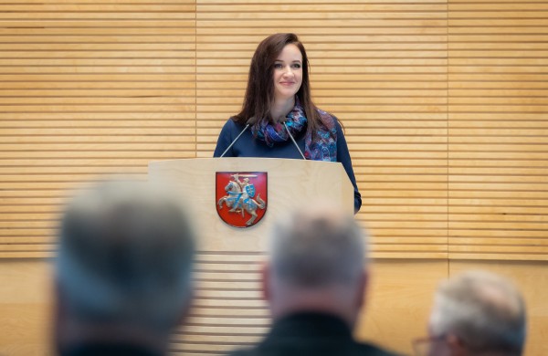 Seimui pristatyta I. Ruginienės kandidatūra į Ministro Pirmininko pareigas