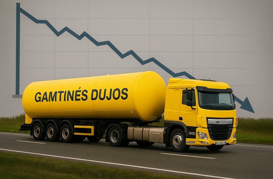 Lietuvos energetikos agentūra: Gamtinių dujų ir degalų kainos toliau mažėjo