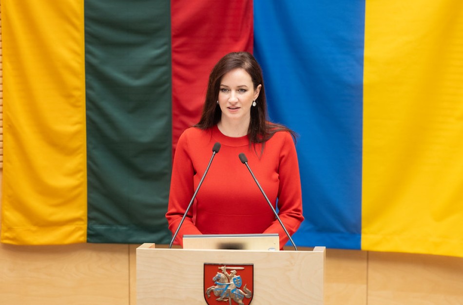 Seimas pritarė Ingos Ruginienės kandidatūrai į Ministro Pirmininko pareigas