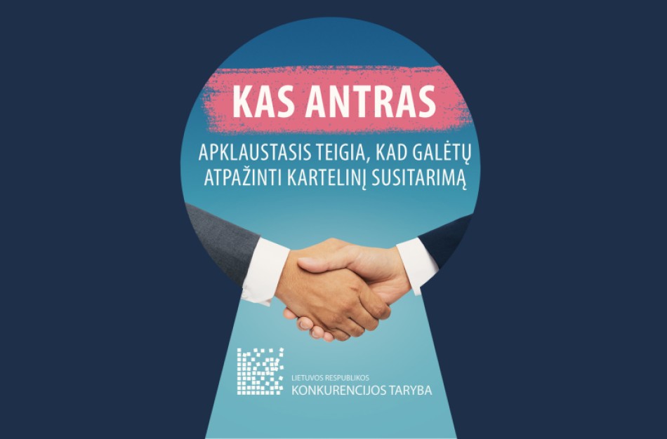 Visuomenės tyrimas: beveik pusė gyventojų atpažintų kartelinius susitarimus, trečdalis – praneštų