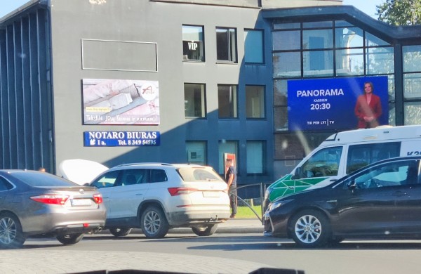 Avarija Jonavos centre: grėsmingai atrodęs įvykis