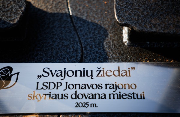 „Svajonių žiedai“ – Jonavos socialdemokratų dovana miestui