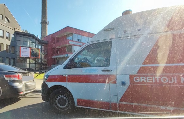 Avarija Jonavos centre: grėsmingai atrodęs įvykis