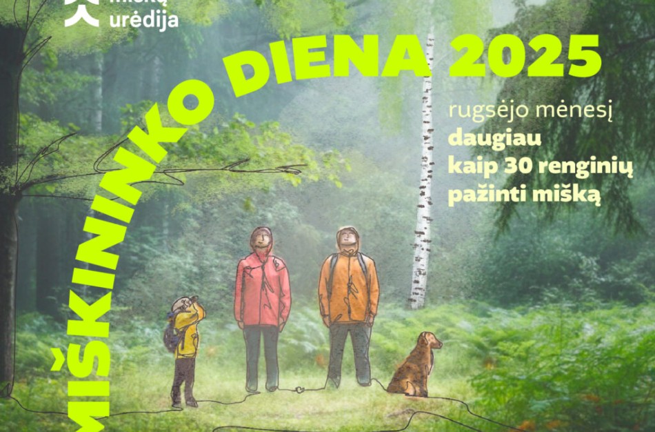 Miškininko diena 2025: daugiau nei 30 nemokamų renginių gamtos mylėtojams