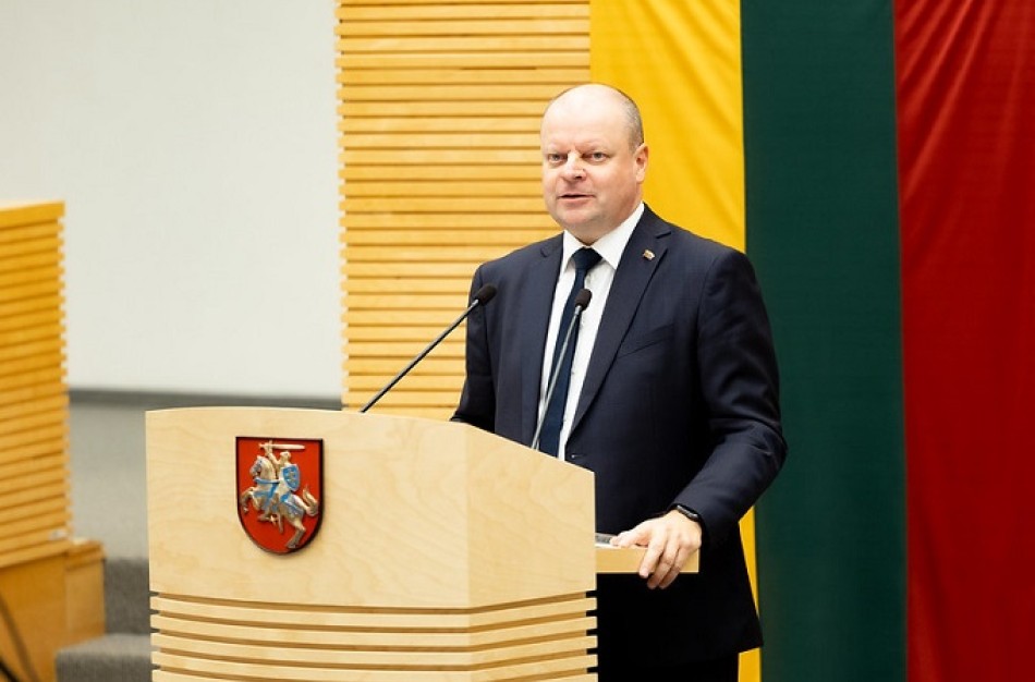 Seimas atleido S. Skvernelį iš Seimo Pirmininko pareigų jam atsistatydinus