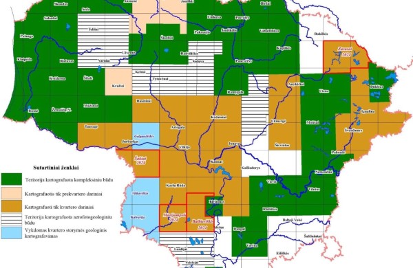 Geologai per dvejus metus kartografavo 50 proc. daugiau šalies teritorijos nei anksčiau per tokį patį laikotarpį