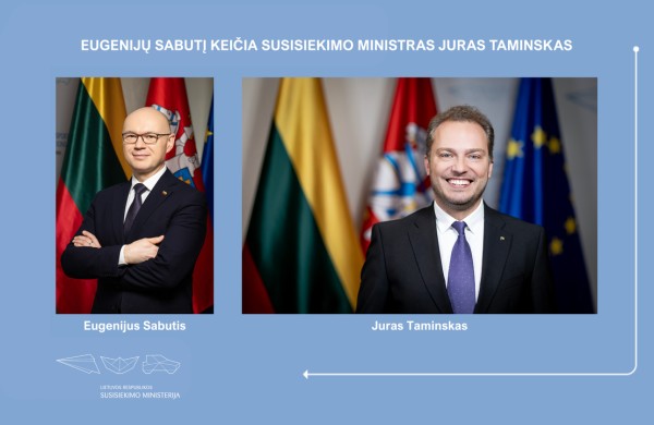 Eugenijų Sabutį keičia susisiekimo ministras Juras Taminskas 