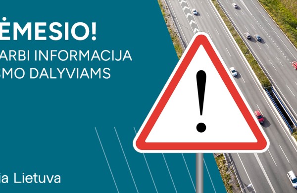 Keisis eismo organizavimo tvarka Vilnius–Kaunas–Klaipėda kelyje