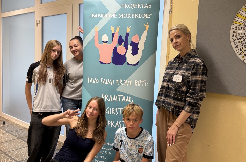 Atvirasis jaunimo centras vykdo naują projektą „Bandome mokykloje!“