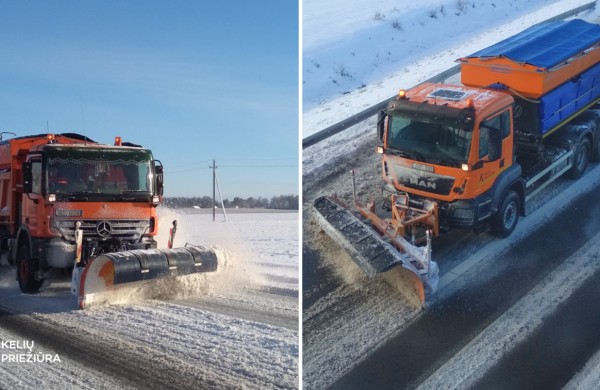 Pirmą kartą Lietuvoje gyventojai kviečiami siūlyti vardus „Kelių priežiūros“ barstytuvams 