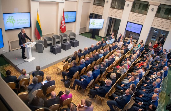 Šiandien, Minint Vietos savivaldos dieną,  vyks septintasis Regionų forumas