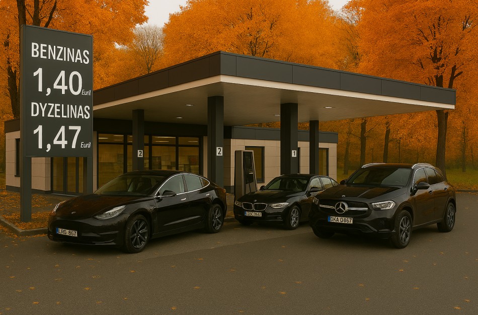 Pirmą kartą per kelias savaites atpigo tiek benzinas, tiek ir dyzelinas