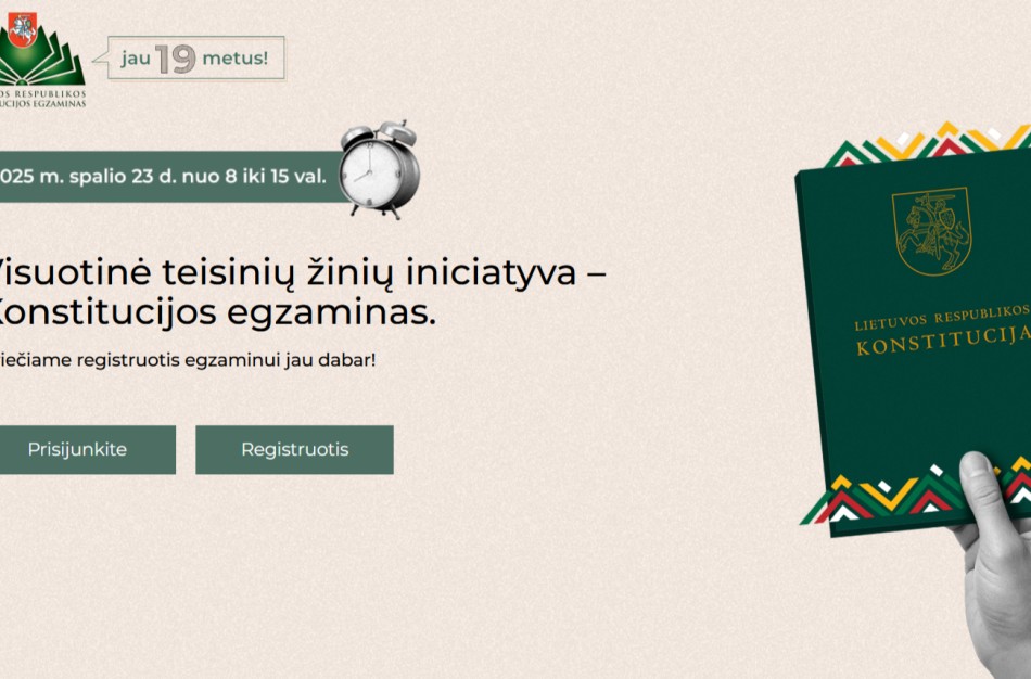 Lietuvos Respublikos Prezidentas Gitanas Nausėda: Konstitucija – gyvas organizmas, stiprinantis mūsų valstybę