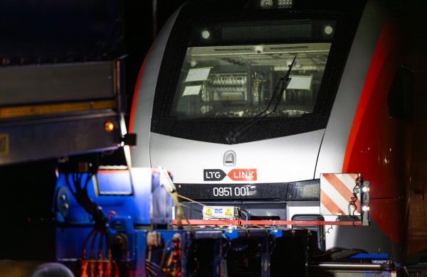 Svarbus etapas LTG istorijoje: į Lietuvą atkeliavo naujas elektrinis traukinys