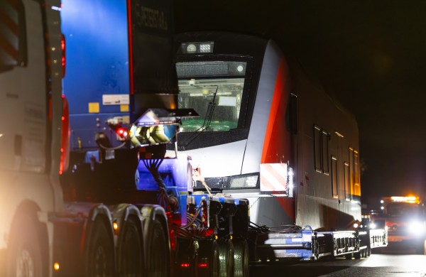 Svarbus etapas LTG istorijoje: į Lietuvą atkeliavo naujas elektrinis traukinys