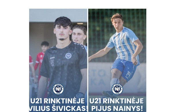 Du FK „Jonava“ futbolininkai debiutavo Lietuvos U21 rinktinėje