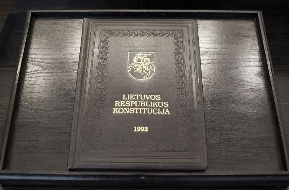 Įregistruota piliečių referendumo iniciatyvinė grupė siekianti keisti Konstituciją