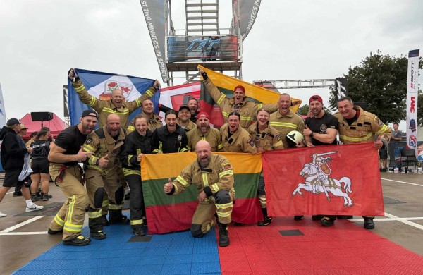 Lietuvos stipriausieji ugniagesiai gelbėtojai - Pasaulio čempionai: sveikiname mūsų čempionus!