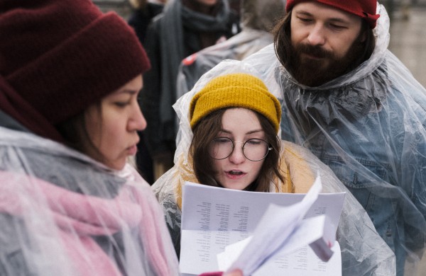 Peticijos vardų skaitymu pažymėtas Lietuvos kultūros bendruomenės peticijos perdavimas Vyriausybei