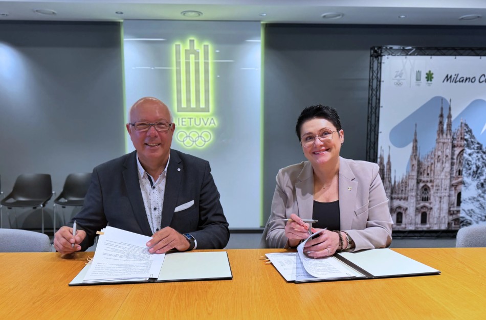Tarp LTOK ir LINEŠA – pratęsta ilgalaikė partnerystė: skatins mokinių fizinį aktyvumą ir puoselės olimpines vertybes