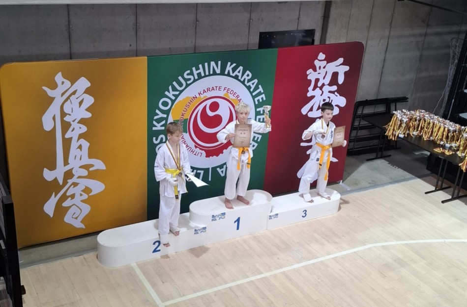 Kyokushin karate “Kumite” klubo pasiekimai moksleivių žaidynėse