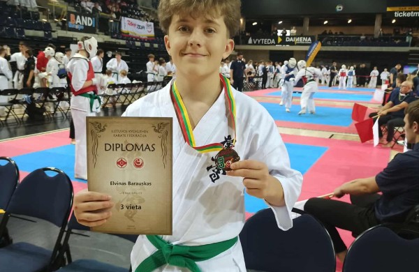 Kyokushin karate “Kumite” klubo pasiekimai moksleivių žaidynėse