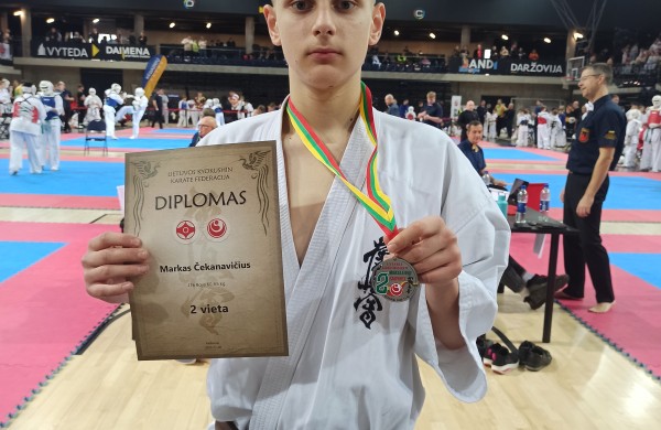 Kyokushin karate “Kumite” klubo pasiekimai moksleivių žaidynėse