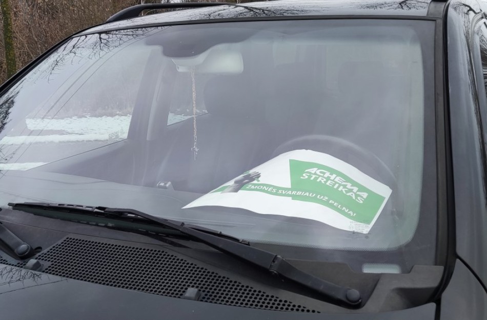 Skelbiamas Achemos darbuotojų profesinės sąjungos narių slaptas balsavimas dėl streiko