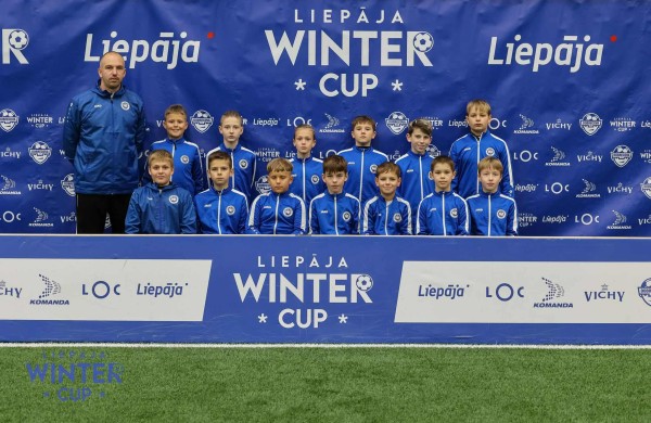 Jonavos 2015 m. futbolo komanda dalyvavo tarptautiniame „Liepoja Winter Cup“ turnyre