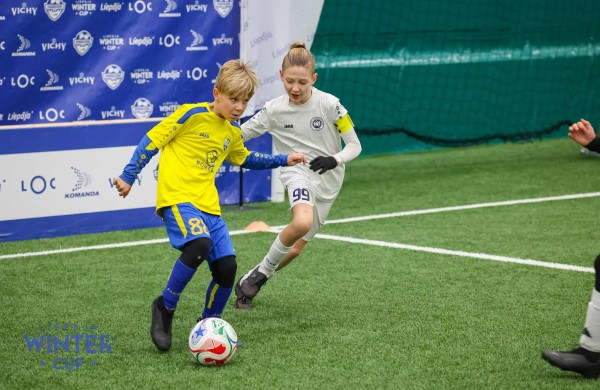 Jonavos 2015 m. futbolo komanda dalyvavo tarptautiniame „Liepoja Winter Cup“ turnyre