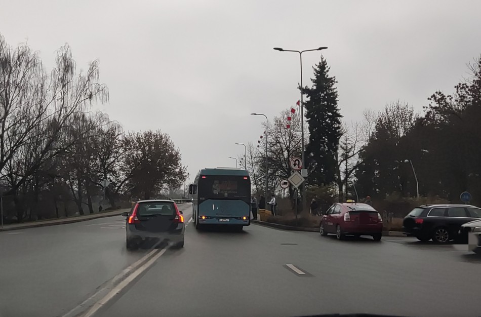 J. Ralio gatvėje – eismo sutrikimai po nedidelio incidento