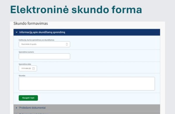 Pateikti skundą dėl VMI sprendimų taps paprasčiau