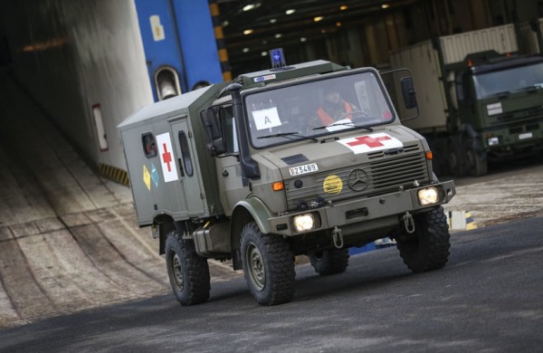 Kovojama dėl pratybų metu susižeidusio Belgijos kario gyvybės