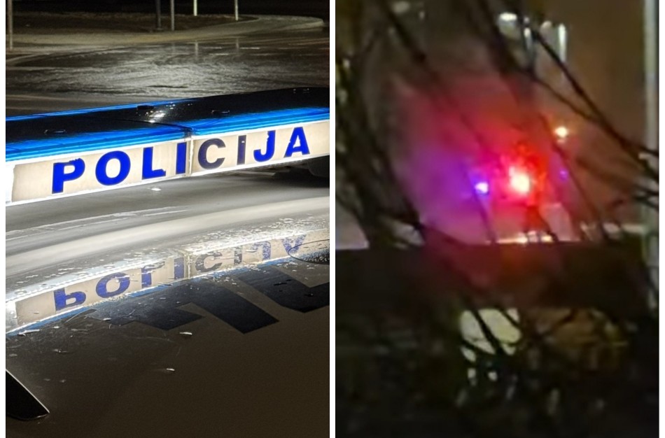 Policijos ekipažas Jonavoje pateko į eismo įvykį