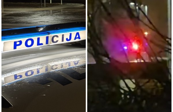 Policijos ekipažas Jonavoje pateko į eismo įvykį