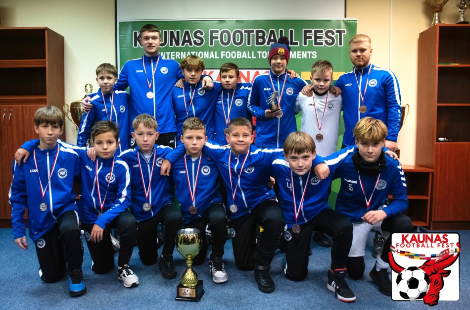 Jonavos U-12 komanda tarptautiniame turnyre iškovojo trečiąją vietą