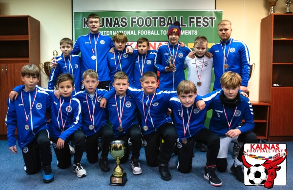 Jonavos U-12 komanda tarptautiniame turnyre iškovojo trečiąją vietą