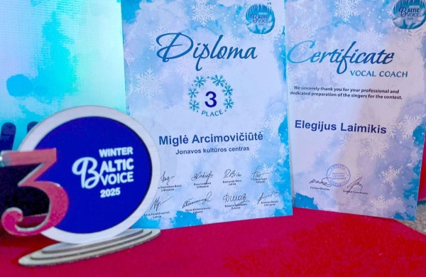 „Šuldu buldu“ jaunajai solistei – prizas „Winter Baltic Voice“ konkurse