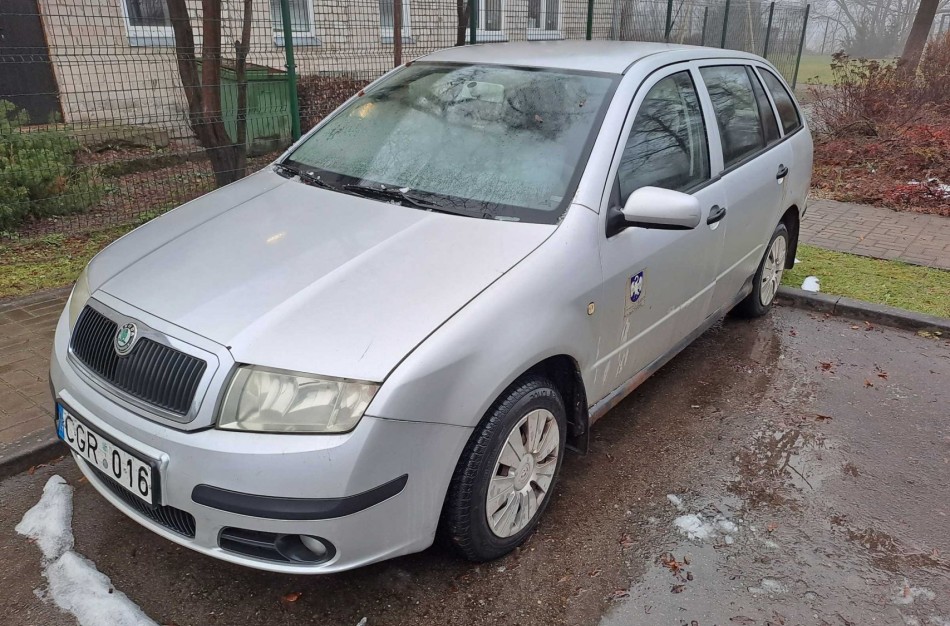 Dviejų Škoda Fabia automobilių pardavimas viešo aukciono būdu