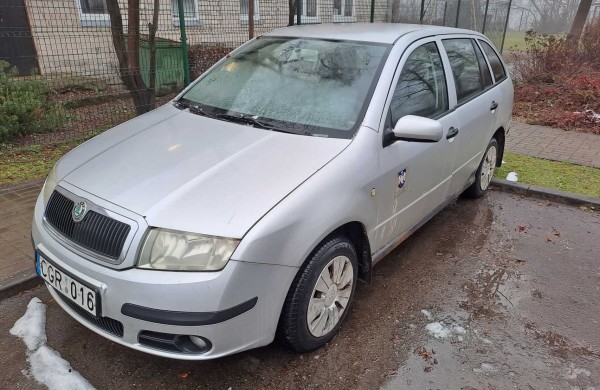 Dviejų Škoda Fabia automobilių pardavimas viešo aukciono būdu