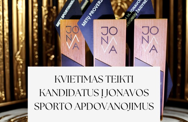 Kvietimas teikti kandidatus į Jonavos sporto apdovanojimus