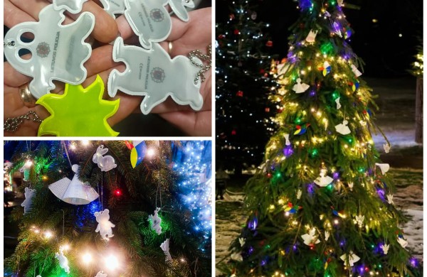 Jonavos Kalėdinių eglučių miestelyje – policijos dovanos saugumui