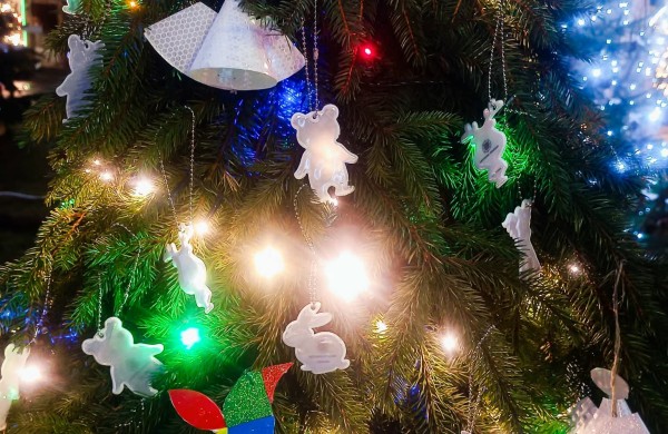 Jonavos Kalėdinių eglučių miestelyje – policijos dovanos saugumui