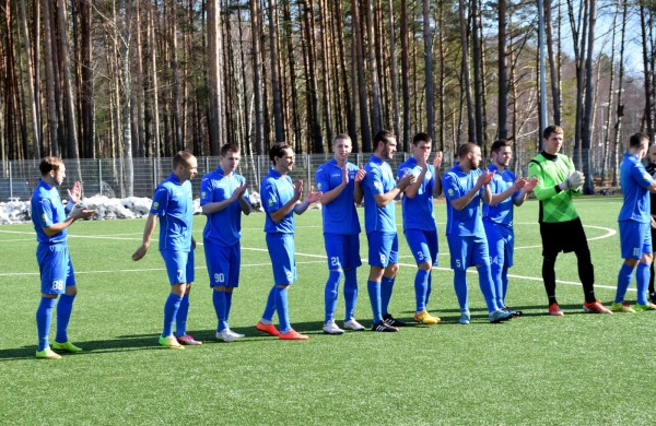 Istorinė FK „Lietava“ komandos pergalė Visagine