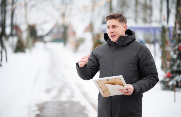 Kalėdinių eglučių miestelio kūrėjams – dovanos